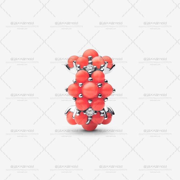 Pandora Coral-coloured Ocean Charm - Picture 2 of 6